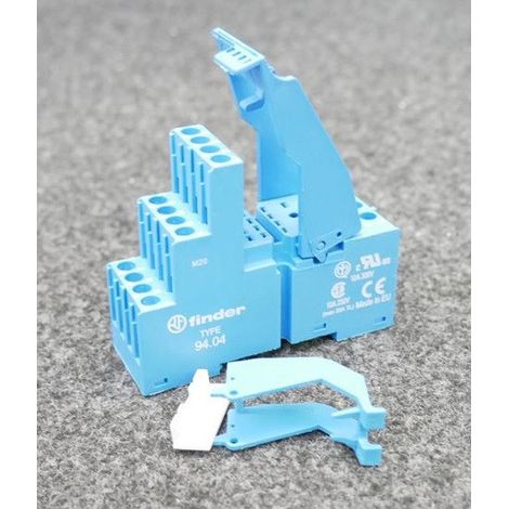 Support série 5534 10A 250V bleu étrier plastique bobine et contacts séparés FINDER (1/2)