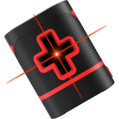 Mini niveau laser portable à 2 lignes à lumière rouge, dispositif de traçage automatique de lignes fines à lumière haute intensité