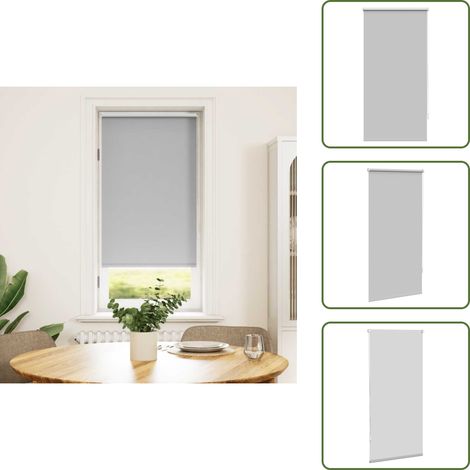 Verdunklungsrollo Verdunkelungsrollo Rollo 60x120 grau - Fensterrollo - Verdunklungsrollo - Grau - Rollo - Raffstore (1/5)