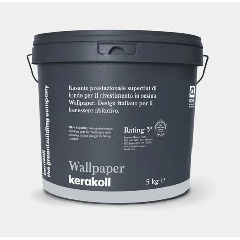 Wallpaper kg.5 rasante superflat di fondo per rivestimento resina wallpaper.