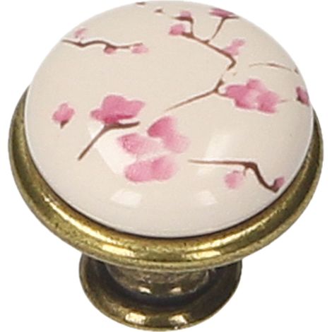 Pomello GP19, oro antico, porcellana MLK-17 (1/2)