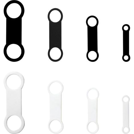 8 Pièces D'étiquettes Chien en Silicone Anti-Bruit Bande Élastique Silicone Accessoires pour Animaux de Compagnie pour Collier Pour Chien et Chat Colliers Animaux