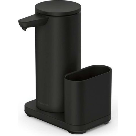 Simplehuman - Dosificador de detergente de pie, sin contacto, con soporte para esponja, negro mate ST1079 (1/5)