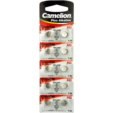 Pack de 10 piles Camelion Alkaline AG3