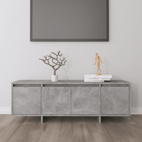 vidaXL Mobile TV Grigio Cemento 120x30x40,5 cm in Truciolato (1/5)