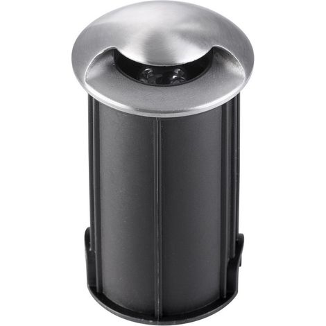 Merano Fredericton 1 Direction Encastré Sol Extérieur Aluminium Nickel Satiné LED 1W 60Lm 3000K IP67 Driver Inclus