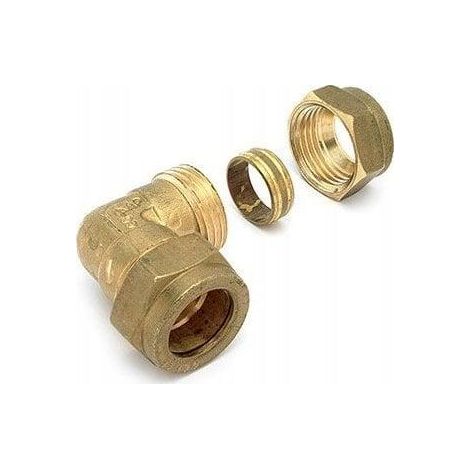 Comap Kolano zaciskowe coude à sertir 90° chrome 22 mm