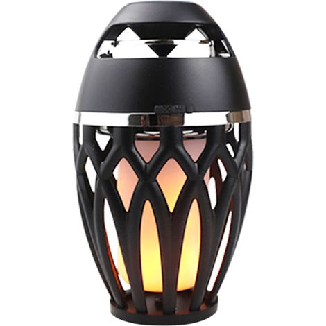 Haut-parleur Bluetooth Lanterne LED Étanche IPX5 360° Son Surround 10 m Portée Sans Fil 20 W Puissance 3 h Autonomie USB-C Rechargeable 1 Pièce