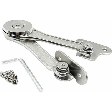 RHG Lot de 2 charnières fortes standards pour systèmes de relevants et abattants - Réservoir de force pour charnières de portes relevables d'armoires.-