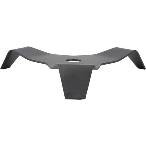 Lame de désherbage à 3 dents, lame de débroussailleuse en acier au carbone noir, lame de désherbage robuste pour débroussailleuse, tondeuse Crezuo (1/4)
