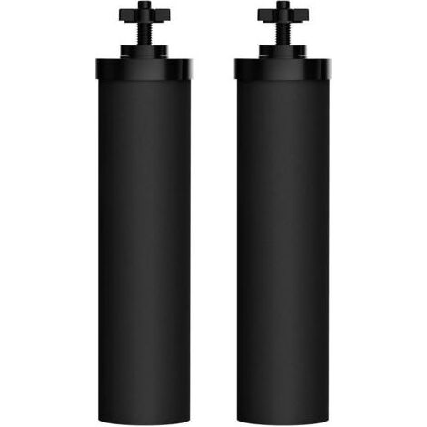 Pair – 2 pièces BB9-2 filtre à eau – Compatible éléments nettoyage Berkey – Cartouche éléments noirs – Filtre à eau premium – Compatibles séries Travel Big Royal Imperial Crown Light