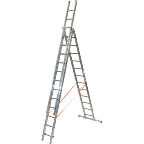 Facal Mehrzweckleiter 3-teilig GENIA S300 3x12 Sprossen