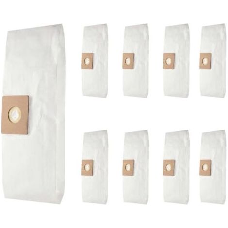 Lot de 9 sacs filtrants de rechange de type A pour aspirateur Shop Vac de 1,5 gallon (remplace la pièce 90667 SV-9066700) (1/5)