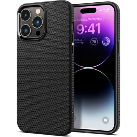 Spigen Liquid Air iPhone 14 Pro 6,1" noir/noir mat ACS04957