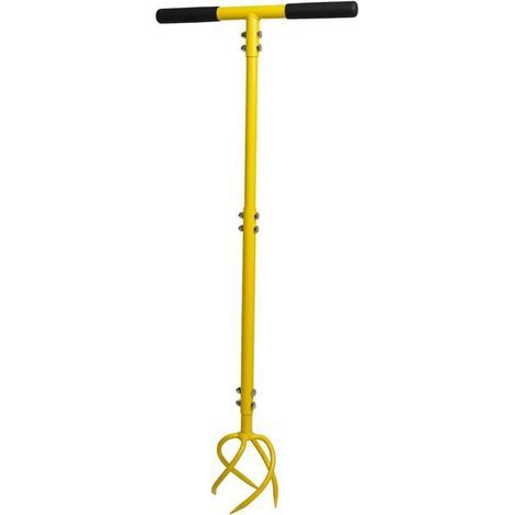 Cultivateur de jardin avec poignée - Griffe de sol manuelle et désherbeur - Motoculteur à griffes de jardin (1/5)