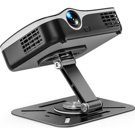 Soporte ajustable para proyector con rotación de 360 grados para escritorio, pared y techo. (1/5)