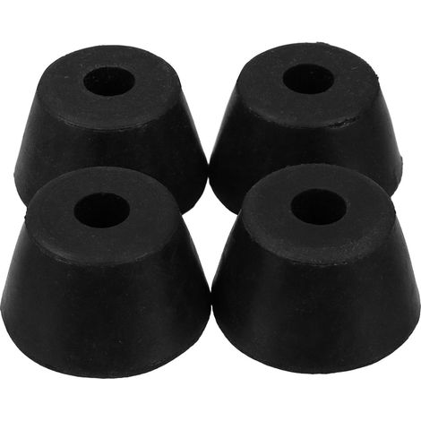 CCYKXALot de 4 Patins en Caoutchouc 30 Mm Antidérapants pour Pieds de Machine, Amortisseurs Vibration Compatibles Lave-linge et Climatiseur