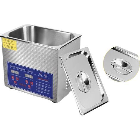 Nettoyeur Ultrasonique, Capacité de 26-30L, Puissance Ultrasonique de 600W, Puissance de Chauffage de 600W, Fréquence de 40kHz, Construction en Acier Inoxydable (1/5)