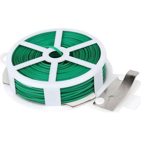 Fil de ligature de 30 m, fil vert pour jardin, fil pour fleurs, fil pour plantes (1/4)
