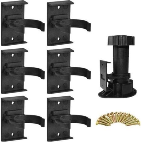 20 PCS Clip de Fixation Pied Meuble 28 mm à 32 mm Clip de Plinthe Cuisine Clip pour Plinthe a Visser Clip de Planche de Coup de Pied Clip de Fixation pour Plinthe Cuisine avec 40 Vis