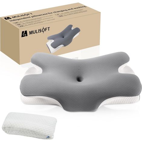 Taies d'oreiller – Housse Rechange pour Oreiller, Gris (1/2)