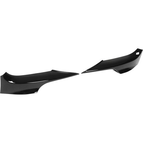 Spoilers d'angles de bouclier avant et protecteur inférieur pour BMW Série 3 E92 M Sport Coupé 2006-2010, noir brillant, ABS, lot de 2 avec ruban et vis (1/5)