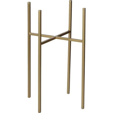 Mica Pflanzenständer Scott gold, 16 x 16 x 35 cm Deko-Accessoires