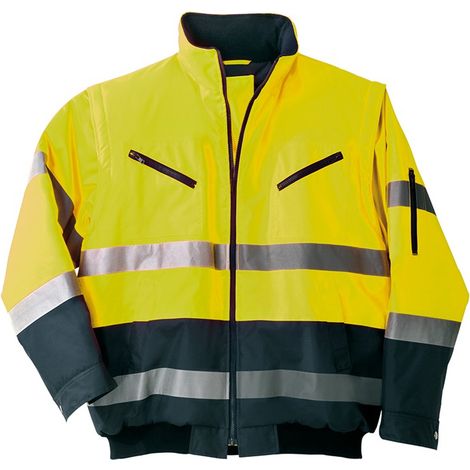 Veste haute visibilité Taille 2XL, orange/bleu