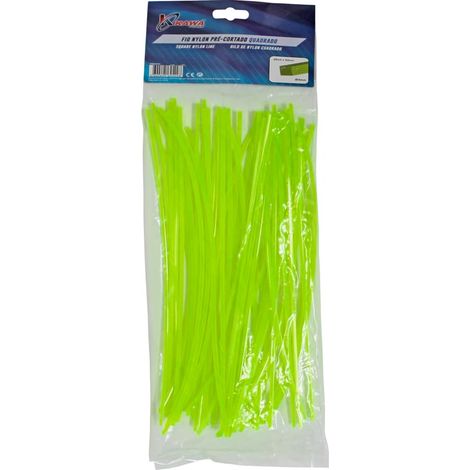 Kawapower Filo di nylon pretagliato quadrato 32 cm x 6,0 mm 50 pezzi