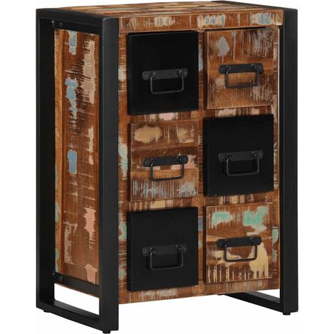 Sideboard 50x35x70 cm Altholz Massiv