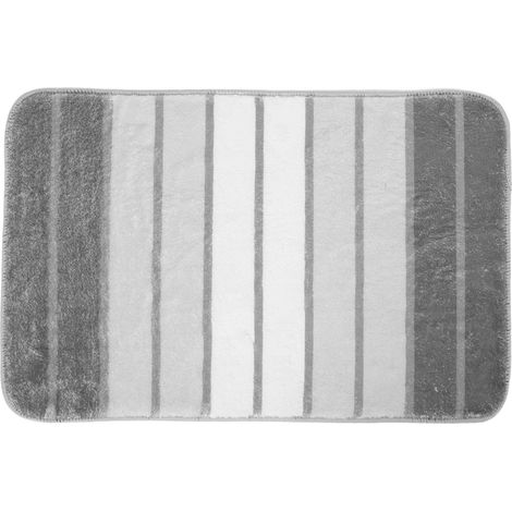 Tapis de Bain et Style Moderne en Acrylique Antidérapant à Séchage Rapide avec Motif Rayé Classique Sécurité Maximale pour Chambre et Escalier (1/5)