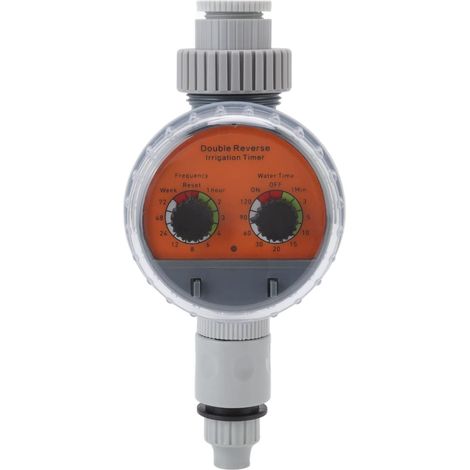 Timer per irrigazione a doppio quadrante – valvola a sfera – impermeabile IP67 – automatico, senza pressione – per balconi