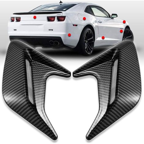 Admission décorative - Air flow vent - Capot - Fibre de carbone - Voiture (1/5)