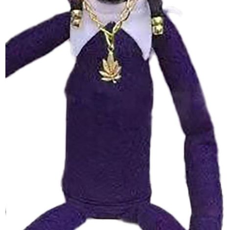 Poupée elfe en résine de 25 cm, peluche de Noël, décoration pour la maison ou les fêtes, violette, type C (1/5)