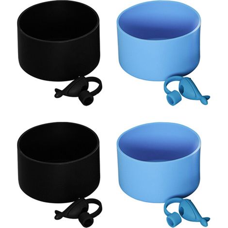 Coperchio e tappo per tazza con fondo in silicone antiscivolo