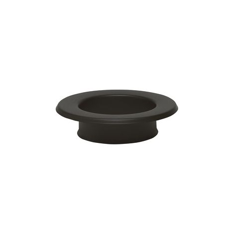 ROSONE P/STUFA A MURO D 12CM NERO