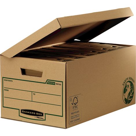 4472205 caja de almacenaje Negro, Marrón Rectangular Papel