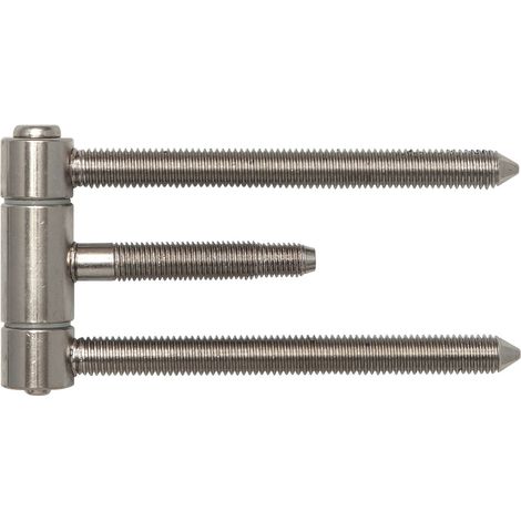 Steckband 3-tlg. 18 mm, brandschutztauglich, mit Aushängesicherung, vernickelt