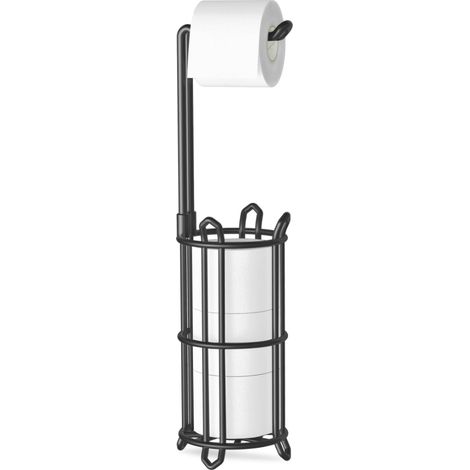Toilet Paper Holder Stand Roll Holder Kitchen Toilets Bathrooms Reserve Rolls (1/5)