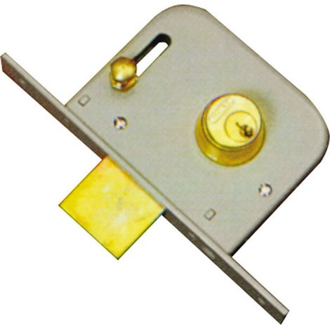 1PZ SERRATURA FERRO INFILARE 1M-1/2 ART. 065 E.45 - F.22 CATENACCIO 30 MM.