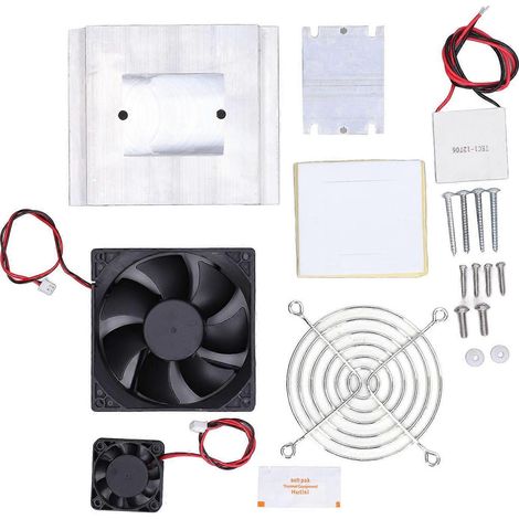 Kühlaggregat-Set mit zwei Kernen und Lüfter für Geräte, 70 W, 4–6 A