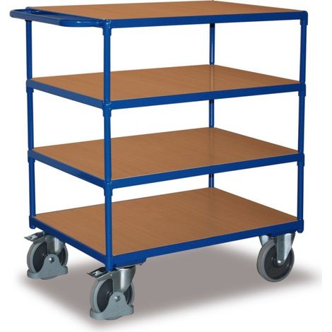 VARIOfit Schwerer Tischwagen mit 4 Ladeflächen 1.200 x 800 mm (1/2)