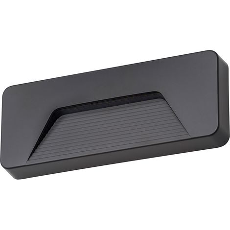 Litecraft Wall Light Outdoor Brick Surface Mount 3 Watt LED Fitting - Anthracite (1/5)