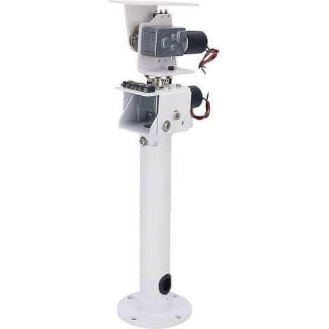 Moteur de suivi solaire à courant continu à deux axes avec rotation horizontale de 340° et verticale de 120°, entraînement par engrenage à vis sans fin, adapté aux robots à forte charge et aux applica