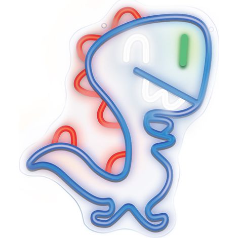 Forever néon led jurassique bébé dino blue (1/2)