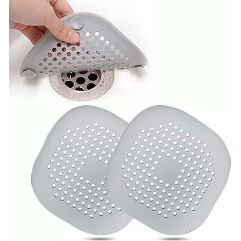 Pcs Silicone Drain Protector, Kitchen Sink Filter with Suction Cup, Bathtub Drain Cover Filter, Kitchen and Bathroom Sink Filter. (1/4)