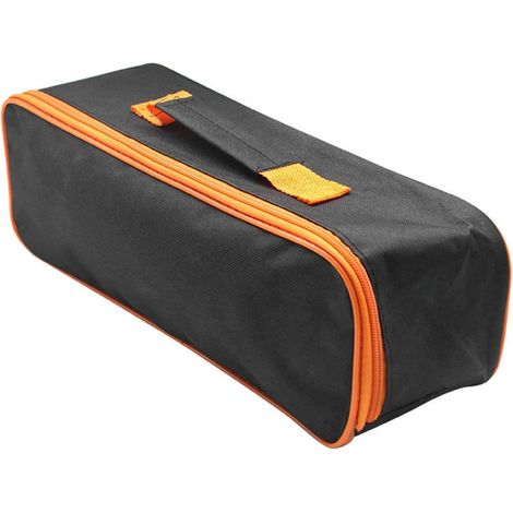 Kit d'accessoires pour aspirateur, sac de rangement pour le nettoyage de voiture, sac portable, kit d'outils pour aspirateur de voiture, sac de rangement à fermeture éclair, durable (noir) (1/5)