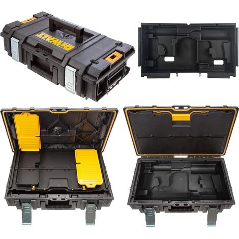 Dewalt Toughsystem DS150 Tough System Case Tool Box Organiser + Drill Inlay