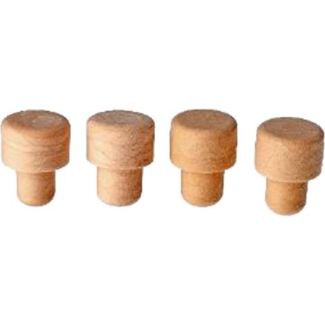100PZ TAPPO A FUNGO SINTETICO Ã˜ mm 19 x 20 - testa Ã˜ mm 28x13