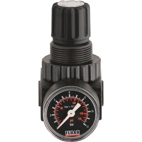 regulador de presión aerotec fx 3100 manómetro ajustable 1/4 pulg